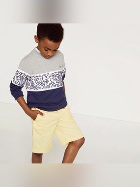 Sz 5 Excellent LACOSTE & KEITH HARING Sweater 🐊